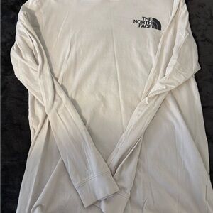 The North Face Men's Off-White Long Sleeve Tee